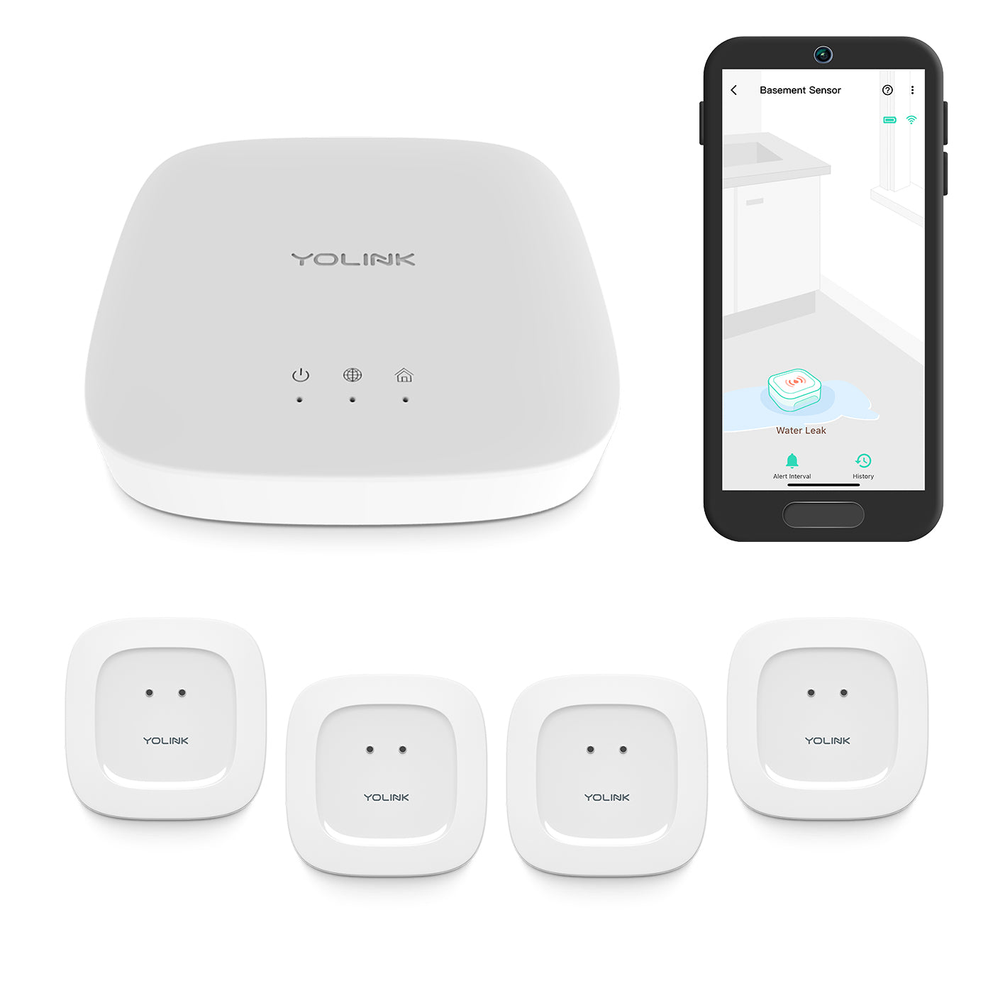 YoLink Water Leak Starter Kit product image